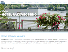 Tablet Screenshot of hotelrakovec.cz